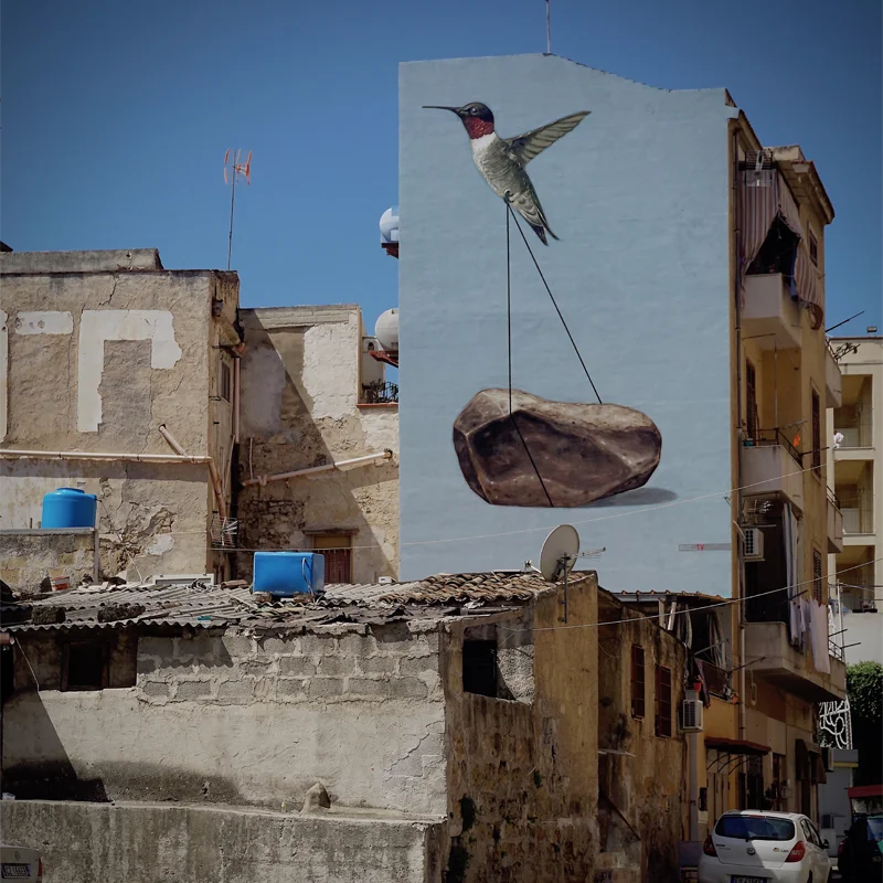 Andrea Buglisi, _Fides_ Via Di Cristina (Albergheria, Palermo,)2018 copiar