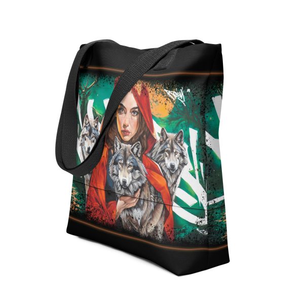Tote bag: Wolves family