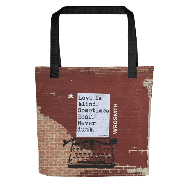 Tote bag: blind•deaf•undumb - Image 2