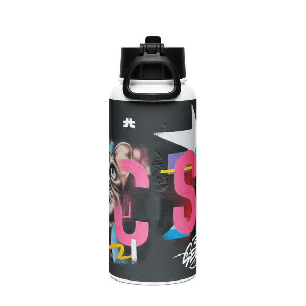 Stainless steel water bottle with a straw lid: SEPC - Image 4