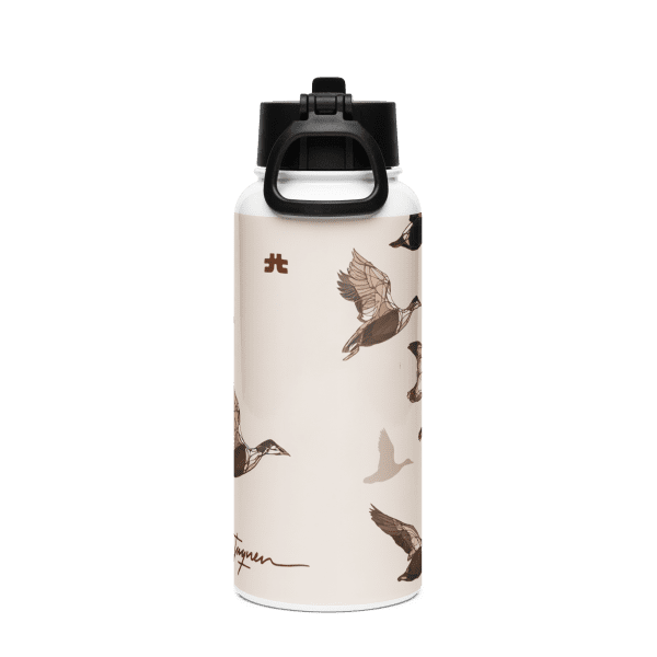 Stainless steel water bottle with a straw lid: Adaptarse al entorno - Image 4