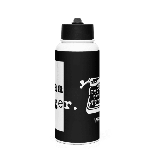 Stainless steel water bottle with a straw lid: Dream Bigge(r) - Image 3
