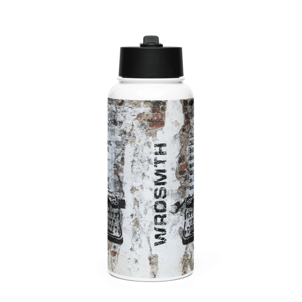 Stainless steel water bottle with a straw lid: Beautifall - Image 3