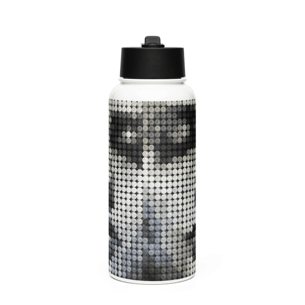Stainless steel water bottle with a straw lid: 832 spi - Image 3