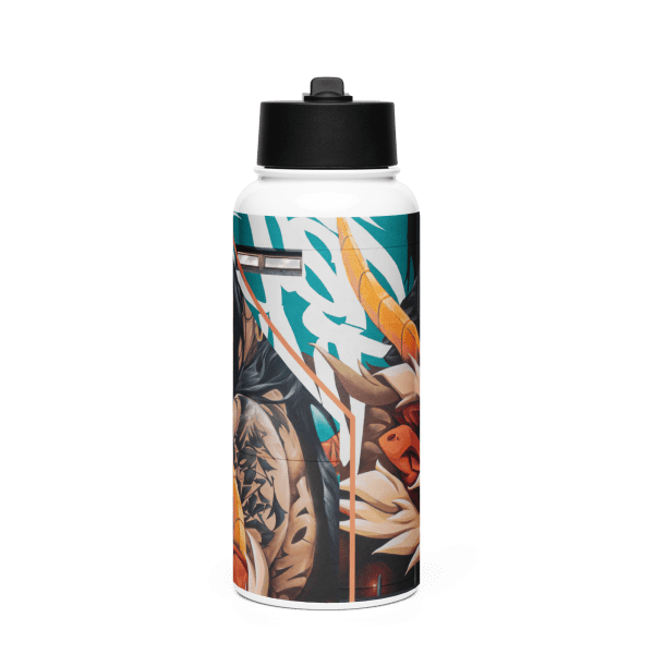Stainless steel water bottle with a straw lid: Bravely default - Image 3