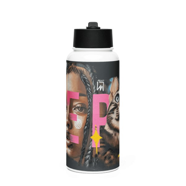 Stainless steel water bottle with a straw lid: SEPC - Image 3