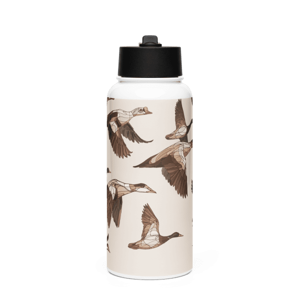 Stainless steel water bottle with a straw lid: Adaptarse al entorno - Image 3