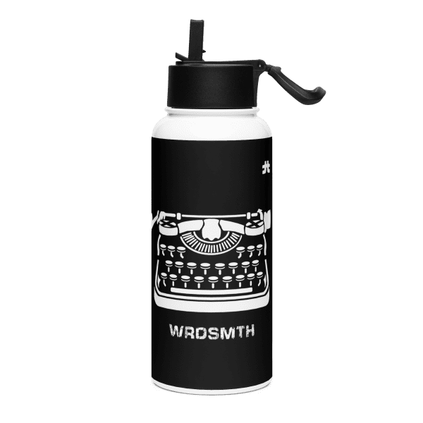 Stainless steel water bottle with a straw lid: Dream Bigge(r)