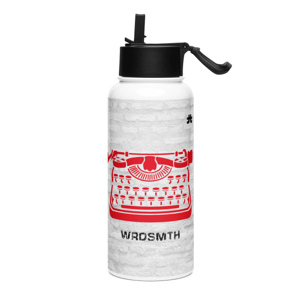 Stainless steel water bottle with a straw lid: Dream Bigge(r)