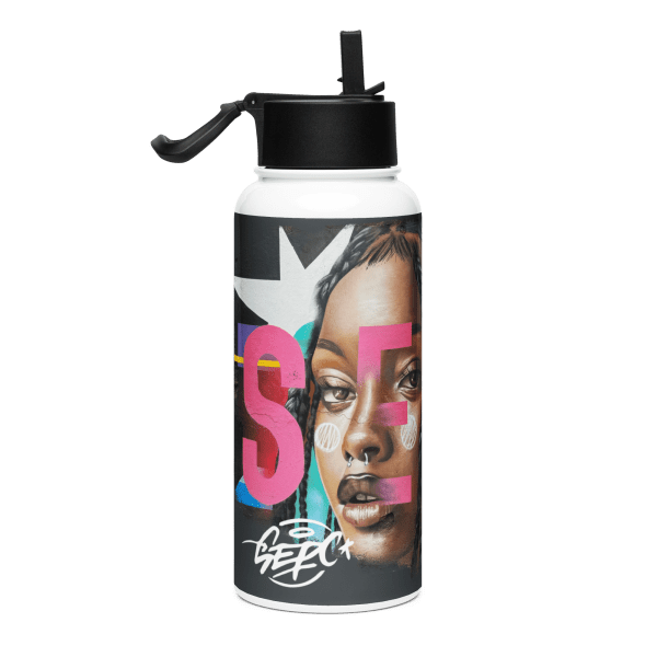 Stainless steel water bottle with a straw lid: SEPC - Image 2