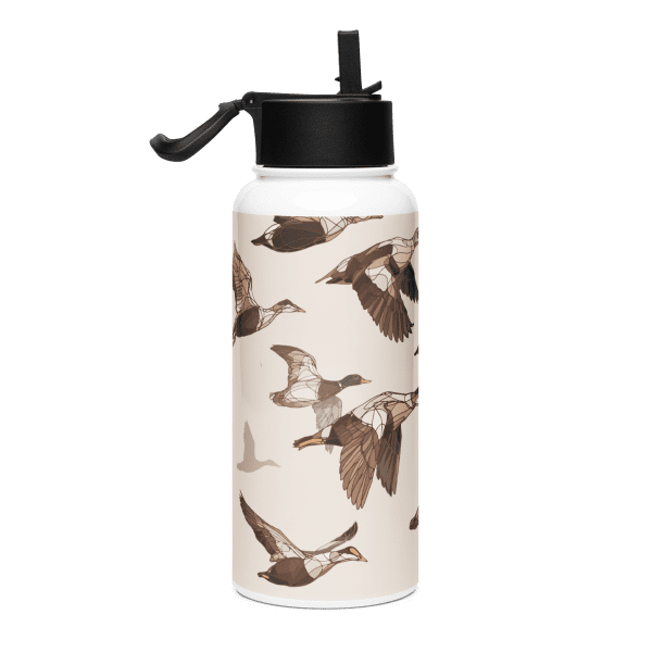 Stainless steel water bottle with a straw lid: Adaptarse al entorno - Image 2