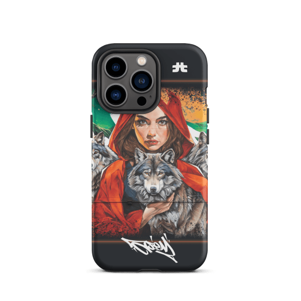 Tough Case for iPhone®: Wolves family - Image 3