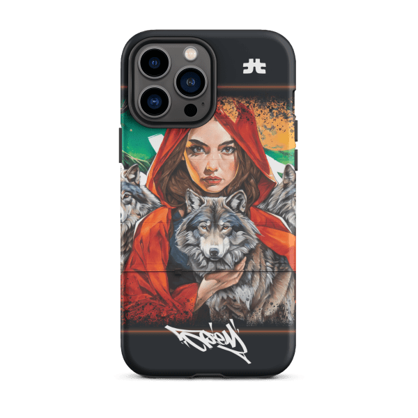 Tough Case for iPhone®: Wolves family - Image 4