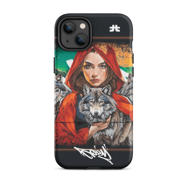 Tough Case for iPhone®: Wolves family - Image 6