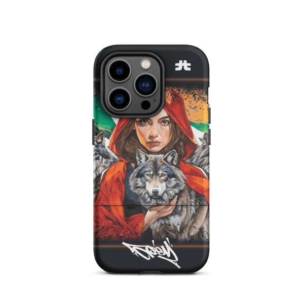 Tough Case for iPhone®: Wolves family - Image 7