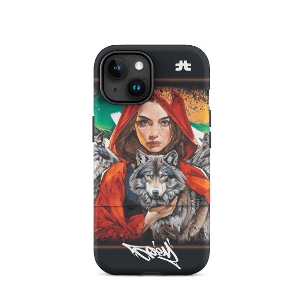 Tough Case for iPhone®: Wolves family - Image 9