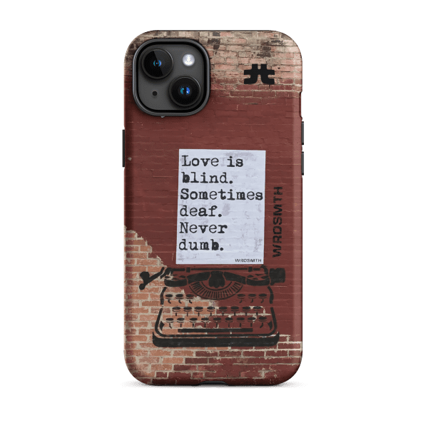 Tough Case for iPhone®: blind•deaf•undumb - Image 10