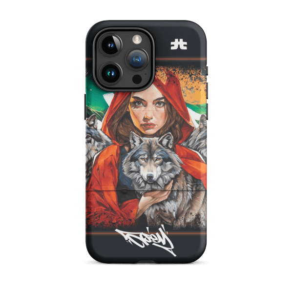 Tough Case for iPhone®: Wolves family - Image 12