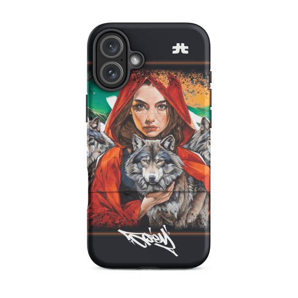 Tough Case for iPhone®: Wolves family - Image 14