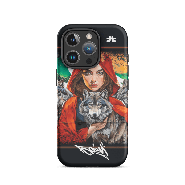 Tough Case for iPhone®: Wolves family - Image 15