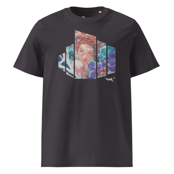 Unisex organic cotton t-shirt: Under the Sea - Image 3