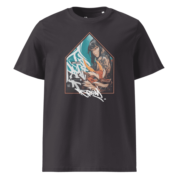 Unisex organic cotton t-shirt: Bravely default - Image 5