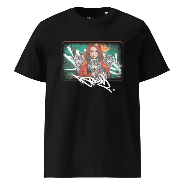 Unisex organic cotton t-shirt: Wolves family
