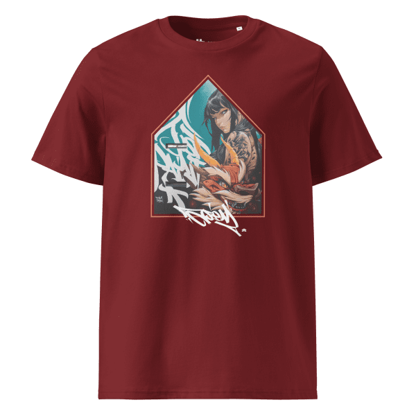Unisex organic cotton t-shirt: Bravely default - Image 4
