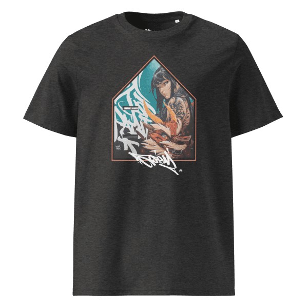 Unisex organic cotton t-shirt: Bravely default - Image 3
