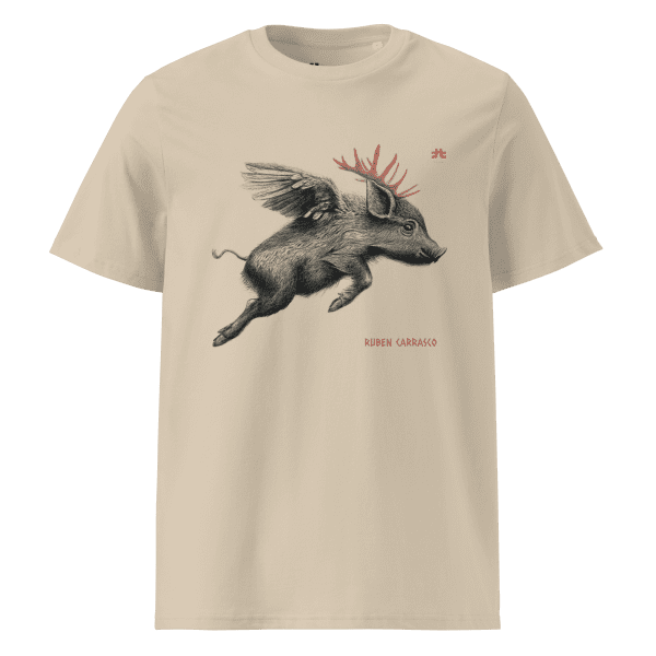 Unisex organic cotton t-shirt: The Last Marcassin