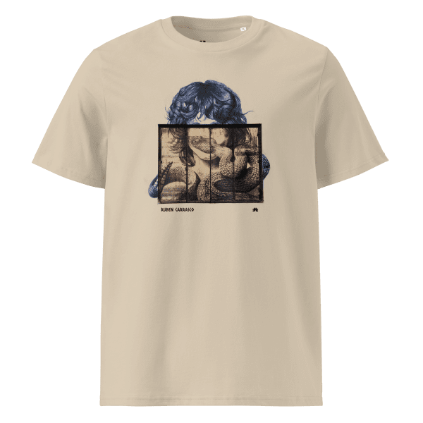 Unisex organic cotton t-shirt: The Iguana´s Doors - Image 2