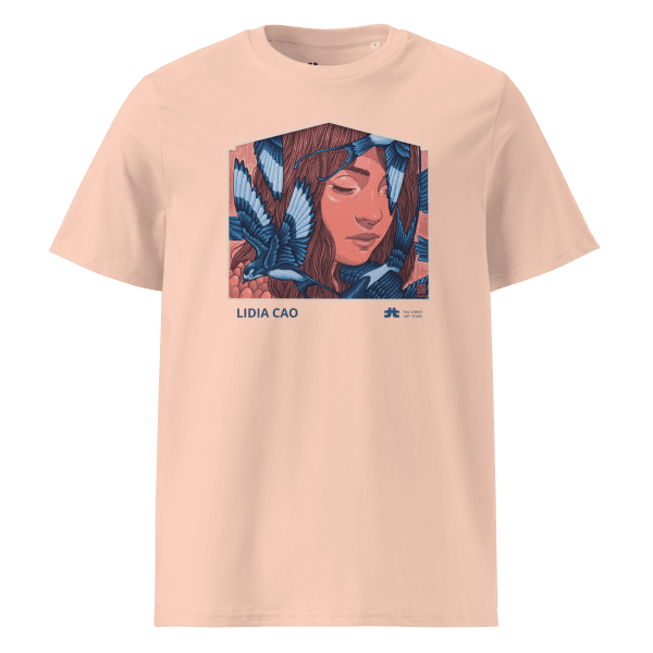 Unisex organic cotton t-shirt: A danza das anduriñas