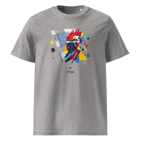 Unisex organic cotton t-shirt: Fier comme un coq