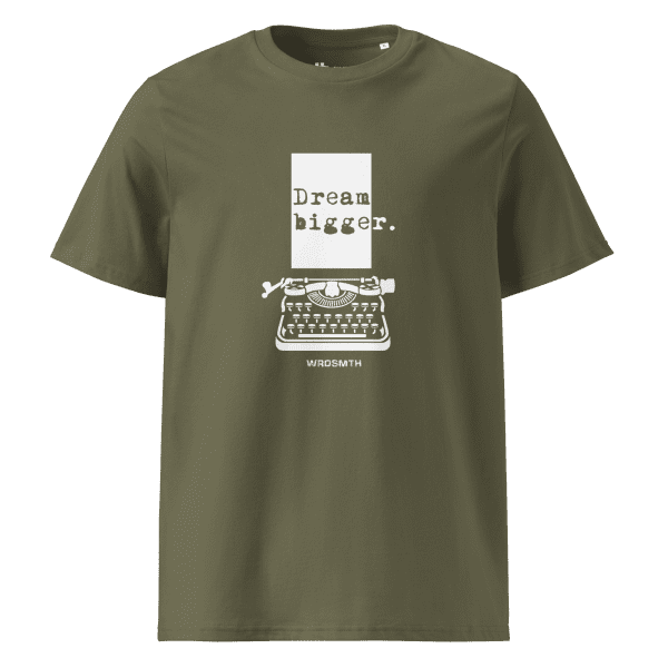 Unisex organic cotton t-shirt: Dream Bigge(r) - Image 8