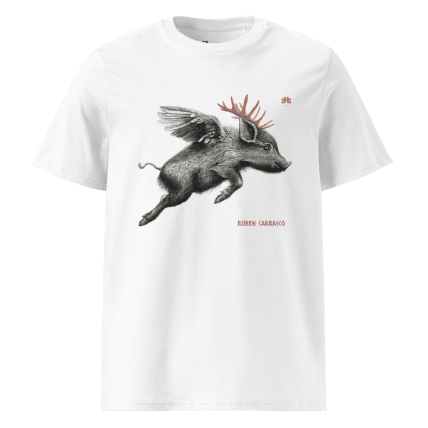 Unisex organic cotton t-shirt: The Last Marcassin - Image 5