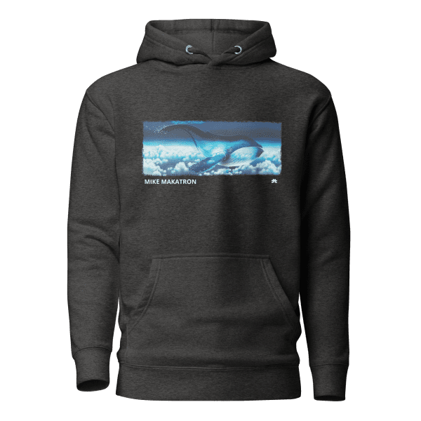 Unisex Hoodie: Whale Scape - Image 3