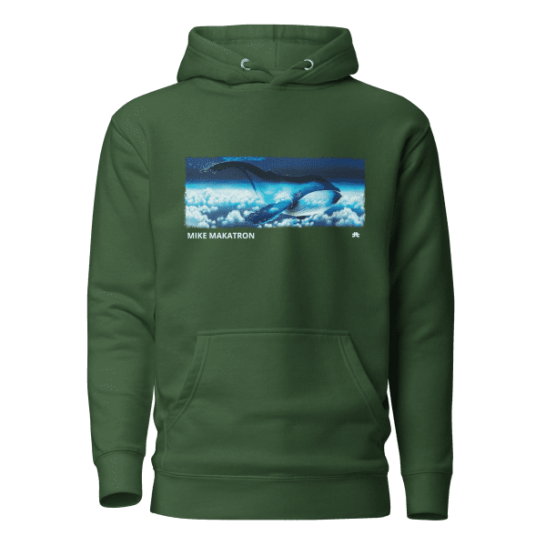 Unisex Hoodie: Whale Scape - Image 5