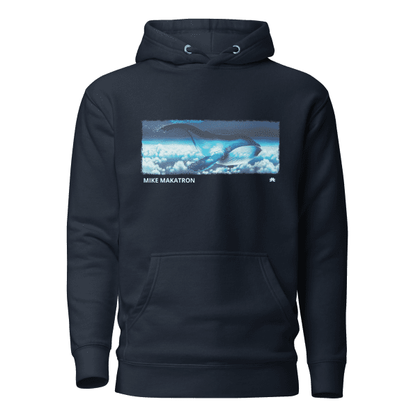 Unisex Hoodie: Whale Scape - Image 2