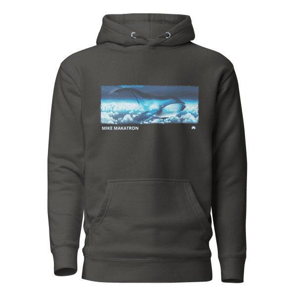 Unisex Hoodie: Whale Scape - Image 4