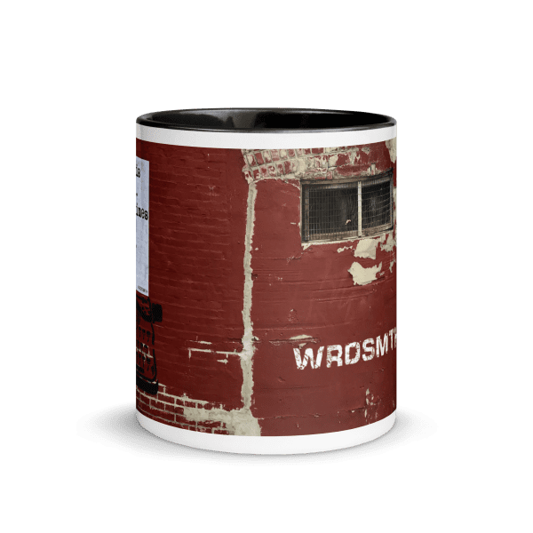 Mug with Color Inside: blind•deaf•undumb - Image 3