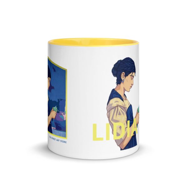 Mug with Color Inside: Peres - Image 3
