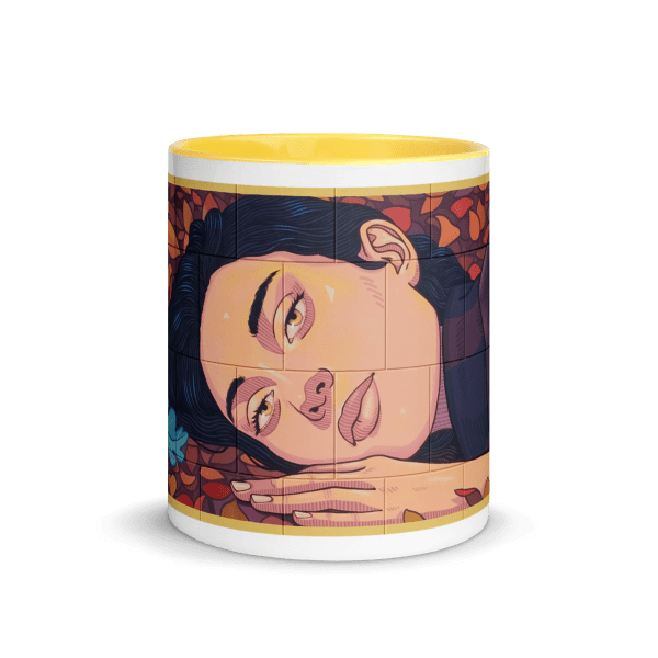 Mug with Color Inside: Chegar onde quer - Image 3