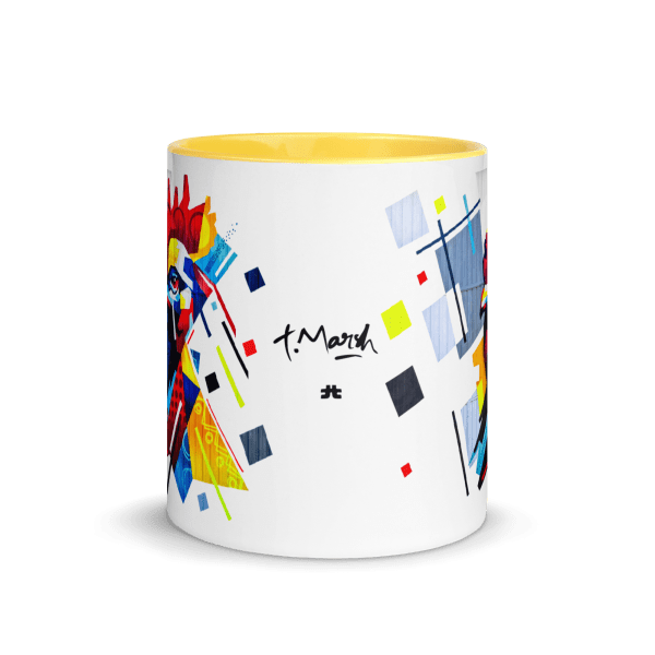 Mug with Color Inside: Fier comme un coq - Image 6