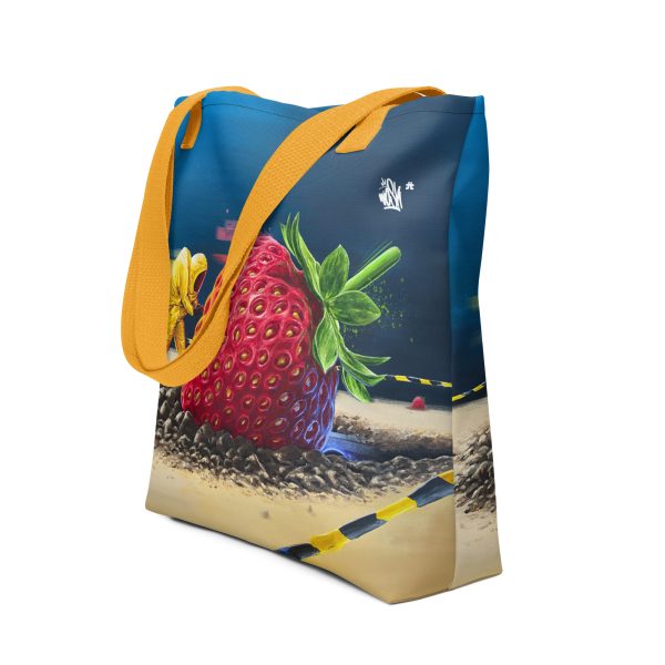 Tote bag: Strawberry crash landing - Image 5