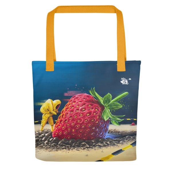 Tote bag: Strawberry crash landing - Image 6
