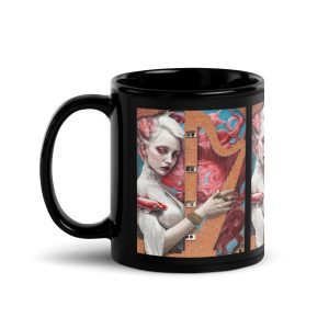 Black Glossy Mug: Sirena