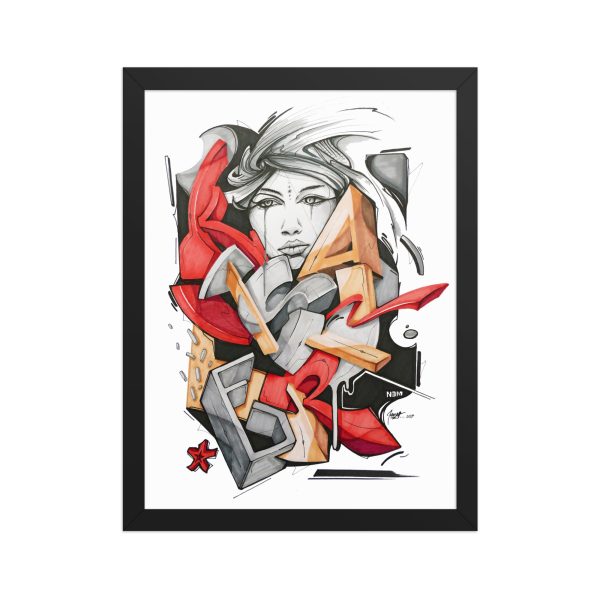 Framed matte paper poster: Resilience