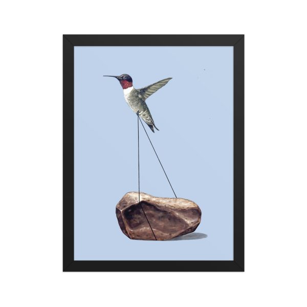 Framed matte paper poster: Fides