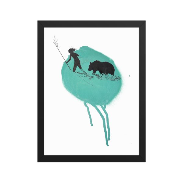 Framed matte paper poster: Survival