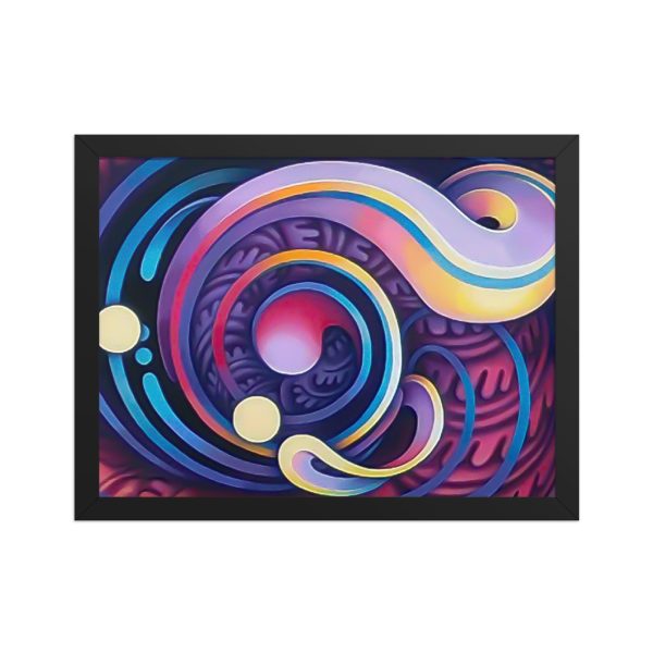 Framed matte paper poster: Brest Mural